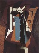 Juan Gris The still life on the chair USA oil painting artist